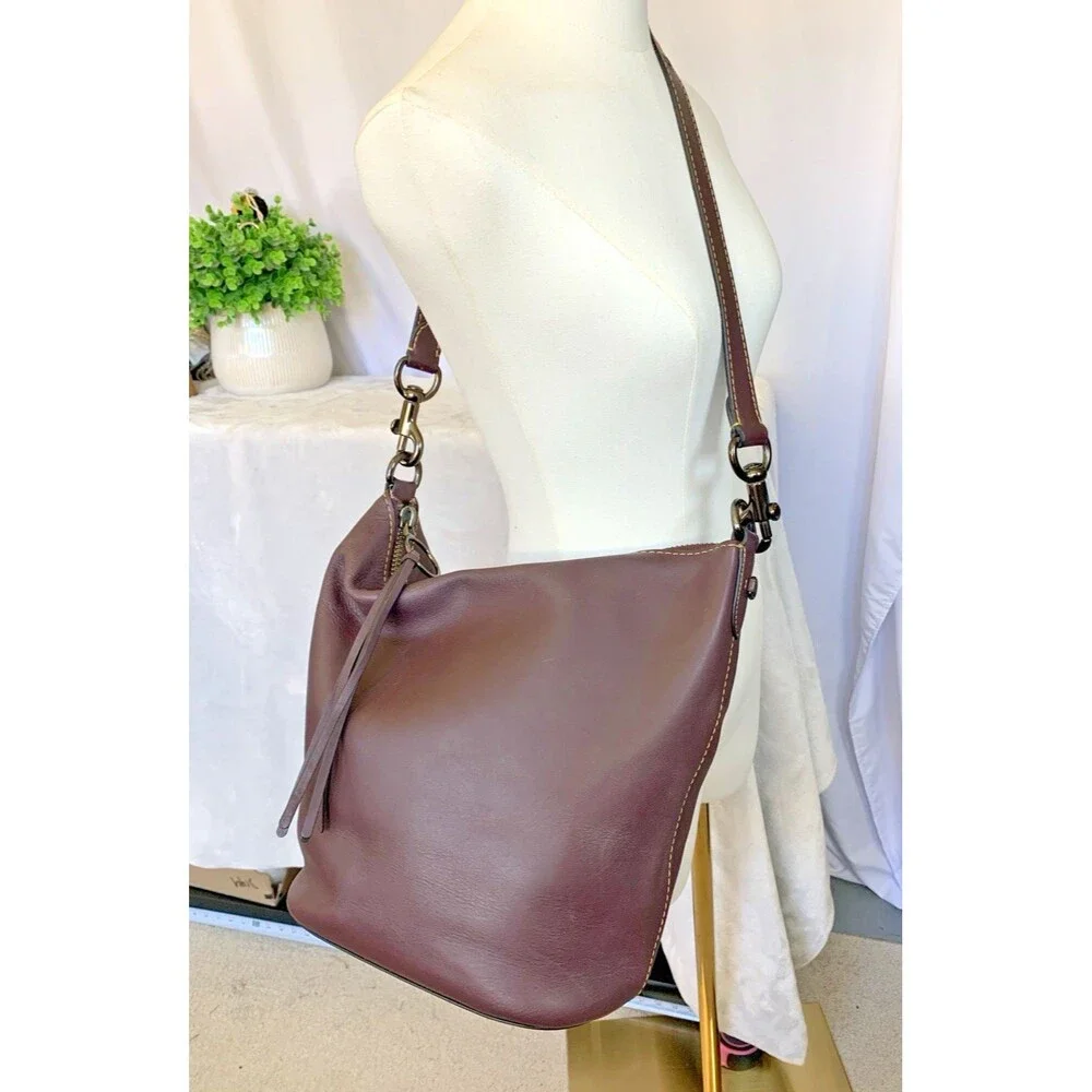 Coach 1941 Archive Duffle Purse Crossbody Oxblood Leather Shoulder Bag 78803